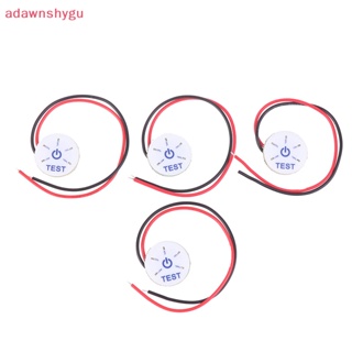 Adagu ตัวบ่งชี้ระดับพลังงาน หน้าจอ 2S 3S 4S 5S Li-ion 12V ขนาดเล็ก พร้อมตัวเชื่อมต่อย้อนกลับ TH