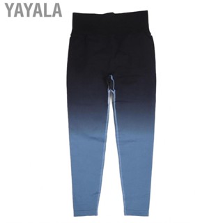 Yayala Workout Leggings Fast Dry High Waist Yoga Pants Hip Lift Elastic Soft Breathable Belly Control for Exercise Fitness Women