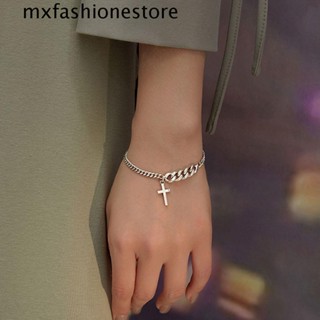 Mxfashione สร้อยข้อมือ กําไลข้อมือ สายโซ่ ทองแดง สไตล์วินเทจ อินเทรนด์ สําหรับผู้ชาย ผู้หญิง