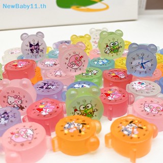 Onebaby นาฬิกาปลุกเรืองแสง ขนาดเล็ก ลายการ์ตูน สําหรับตกแต่งบ้าน รถยนต์ 5 ชิ้น