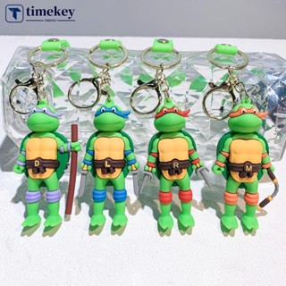 Timekey พวงกุญแจ จี้ฟิกเกอร์การ์ตูนอนิเมะเต่าน่ารัก เหมาะกับของขวัญวันเกิด สําหรับห้อยกระเป๋าเป้สะพายหลัง รถยนต์ ผู้หญิง และผู้ชาย E2F5