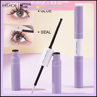 Lvcheryl DIY Lash กาวและ Bond และซีล/Remover DIY ขนตาที่บ้าน Reusable Segmented Cluster Eyelashes-eelhoe