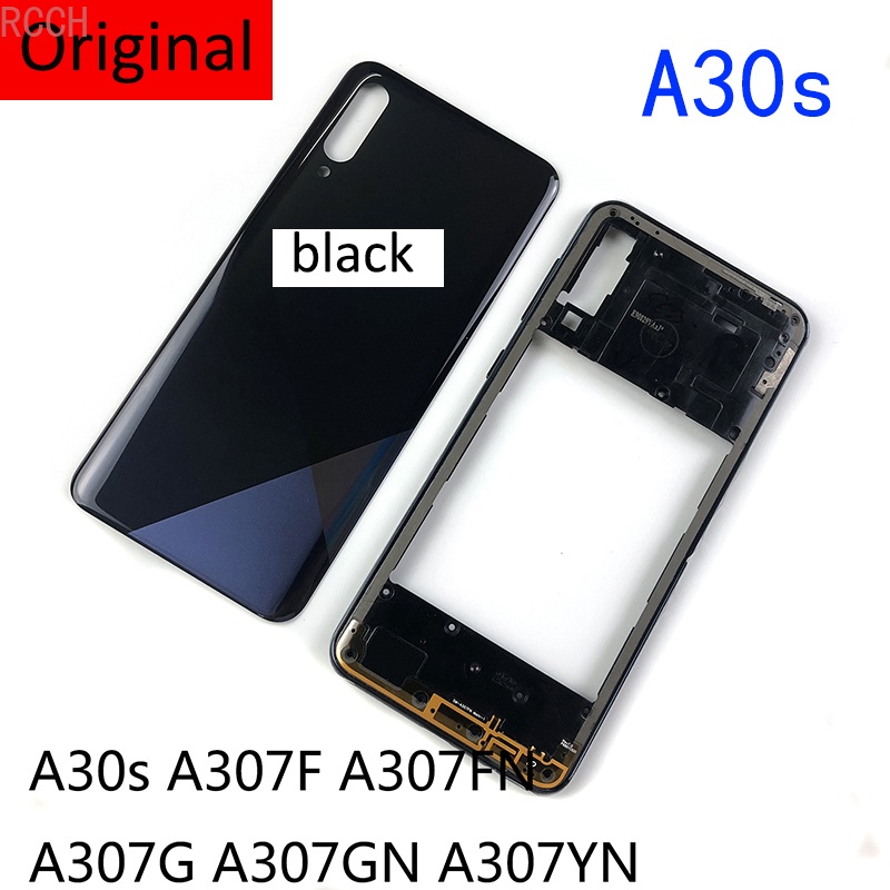 ของแท้ กรอบกลาง พร้อมแบตเตอรี่ ด้านหลัง สําหรับ Samsung Galaxy A30s A307F A307FN A307G A307GN