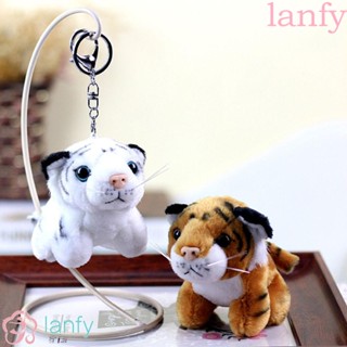 Lanfy|พวงกุญแจ จี้ตุ๊กตาการ์ตูนสัตว์น่ารัก ผ้ากํามะหยี่ขนนิ่ม สําหรับแขวนกระเป๋า ปีใหม่ 2022