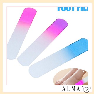 Alma ตะไบขัดผิวเท้า ไล่โทนสี กําจัดผิวที่แข็ง เครื่องมือทําเล็บเท้า