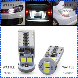 Wattle หลอดไฟ LED COB 12V สีขาว สําหรับติดป้ายทะเบียนรถยนต์ 2 ชิ้น 2 ชิ้น