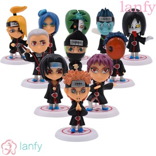 Lanfy โมเดลฟิกเกอร์ PVC รูปนารูโตะ Akatsuki สําหรับเก็บสะสม