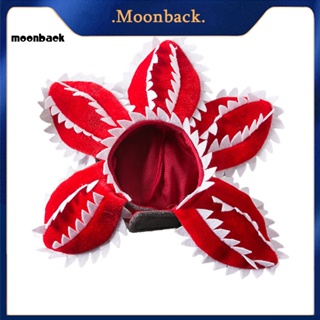 &lt;moonback&gt; หมวกสัตว์เลี้ยง ลายฮาโลวีนน่ารัก ใส่สบาย พร้อมเทปรัด สําหรับสุนัข แมว