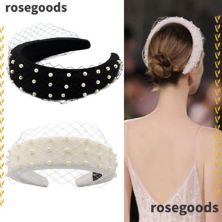ที่คาดผม กันลื่น สําหรับเด็กผู้หญิง เหมาะกับงานแต่งงาน แต่งหน้า สปา ROSEGOODS1