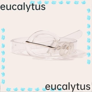 Eucalytus1 เข็มขัด PVC ใส ลําลอง แบรนด์หรู ออกแบบดี กลางแจ้ง