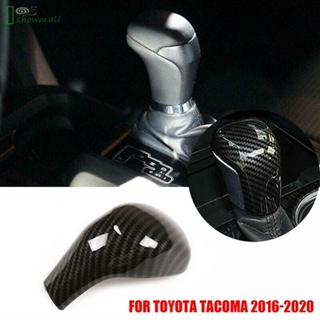 [ISHOWMAL-TH]Shift Knob Cover Carbon Fiber Cover Front Trim Mouldings Trim ABS Plasitc-New In 9-