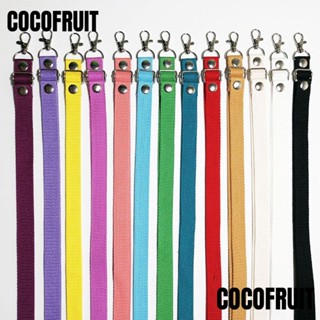 Cocofruit สายสะพายกระเป๋า ผ้าแคนวาส ประดับหมุด ปรับได้ 130 ซม. อุปกรณ์เสริม สําหรับผู้หญิง