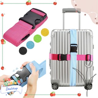 Dealshop สายรัดกระเป๋าเดินทาง แบบไม่มีรหัสผ่าน