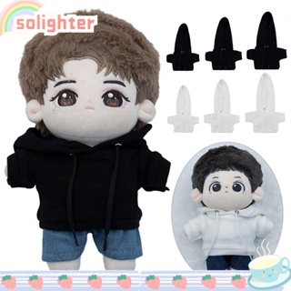 Solighter เสื้อกันหนาว มีฮู้ด แฮนด์เมด สําหรับตุ๊กตา 1/12BJD 10 ซม. 15 ซม. 20 ซม.