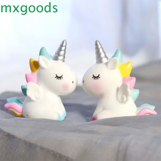 Mxgoods ตุ๊กตายูนิคอร์นไวนิล สําหรับตกแต่งงานปาร์ตี้วันเกิดเด็ก