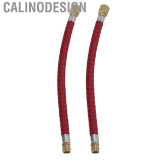 Calinodesign Inflator Extension Hose Bike Pump Double Valve Design for Home Outdoor