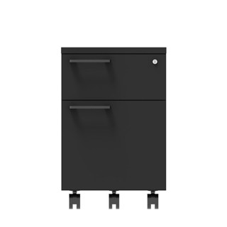 Koncept furniture ตู้ลิ้นชักล้อเลื่อน รุ่น Ample สีเทาเข้ม (42x48x40 ซม.)
