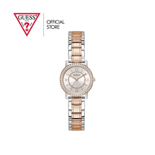 GUESS นาฬิกาข้อมือผู้หญิง รุ่น MELODY GW0468L5 สีเงิน,โรสโกลด์