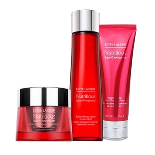 Estee Lauder Pomegranate ผลิตภัณฑ์ดูแลผิว ให้ความชุ่มชื้น ต่อต้านริ้วรอย 3 ชิ้น