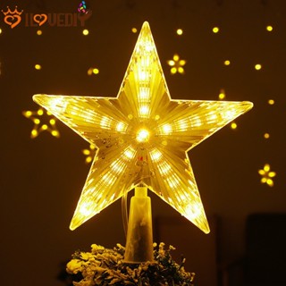 [ Featured ] โคมไฟ LED รูปดาวห้าแฉก สําหรับแขวนตกแต่งต้นคริสต์มาส