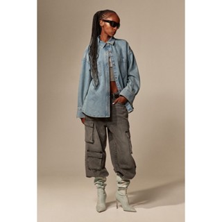 H&amp;M  Woman Oversized denim overshirt 1188054_1