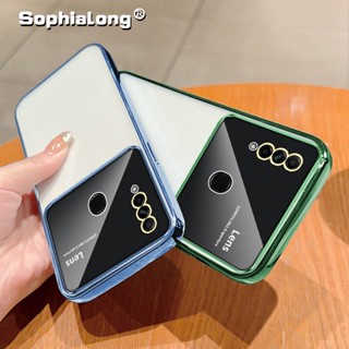 เคสโทรศัพท์มือถือแบบนิ่ม ใส พร้อมตัวป้องกันเลนส์กล้อง สําหรับ OPPO A8 A31 2020 CPH1729 CPH1827