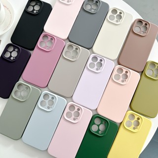 เคสซิลิโคนเหลว สําหรับ iPhone 15 Pro Max 15 Plus