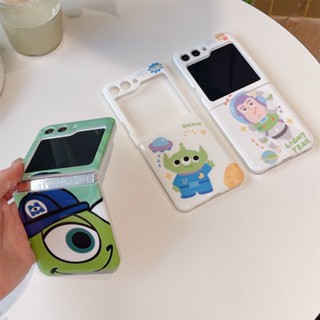 【Fold Imd】เคสโทรศัพท์มือถือ TPU นิ่ม กันกระแทก ลายการ์ตูนน่ารัก สําหรับ SAMSUNG Z Flip3 Flip4 Z Flip5