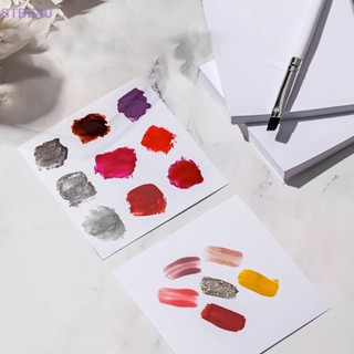 [cxSTBEAU] ถาดกระดาษ สําหรับใส่สีทาเล็บ 50 ชิ้น【 MME 】