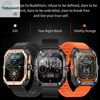 [Yobusad.th] นาฬิกาข้อมือ หน้าจอสัมผัส HD สําหรับ iOS Android Steps Tracker