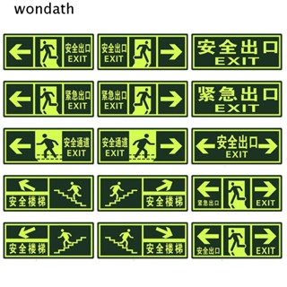 Wonda สติกเกอร์ป้ายเตือน PVC กันน้ํา 9 แบบ สําหรับติดไฟกลางคืน เพื่อความปลอดภัย