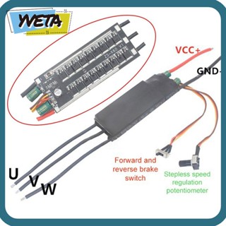 Yveta บอร์ดไดร์เวอร์มอเตอร์ไร้แปรงถ่าน DC 6-24V 1000W BLDC ความเร็วสูง