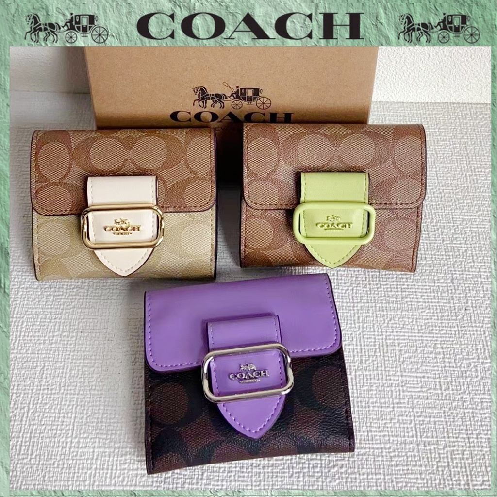 【Coach】  กระเป๋าสตางค์ (กระเป๋าสตางค์ใบสั้น) Folding Zero Wallet