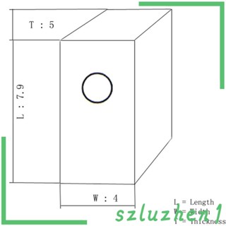 [Szluzhen1] บล็อกโลหะ สําหรับกีตาร์ไฟฟ้า 6 ชิ้น