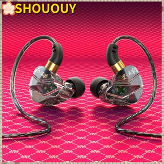 Shououy ชุดหูฟังอินเอียร์ แบบมีสาย HIFI สําหรับเล่นกีฬา