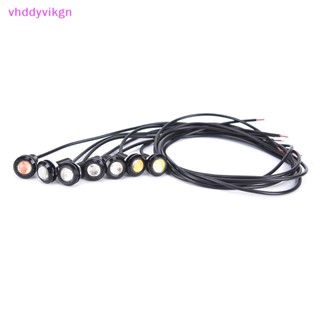 Vhdd ไฟตัดหมอก LED DRL 9W 12V 18 มม. สีแดง สําหรับติดรถยนต์