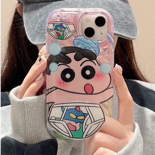 เคสโทรศัพท์มือถือ ลายการ์ตูนชินจัง สําหรับ Iphone 1413 12 11 x xs Xr 7p 8p 7