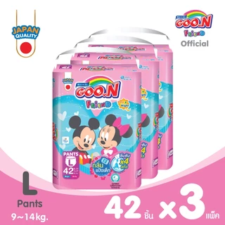 [สินค้าใหม่] GOON Friend Baby Powder Scent กูน เฟรนด์ ซึมซับ 4 ผ้าอ้อมเด็กแบบกางเกง ไซส์ S-XXL จำนวน 3 แพ็ค (ขายยกลัง)