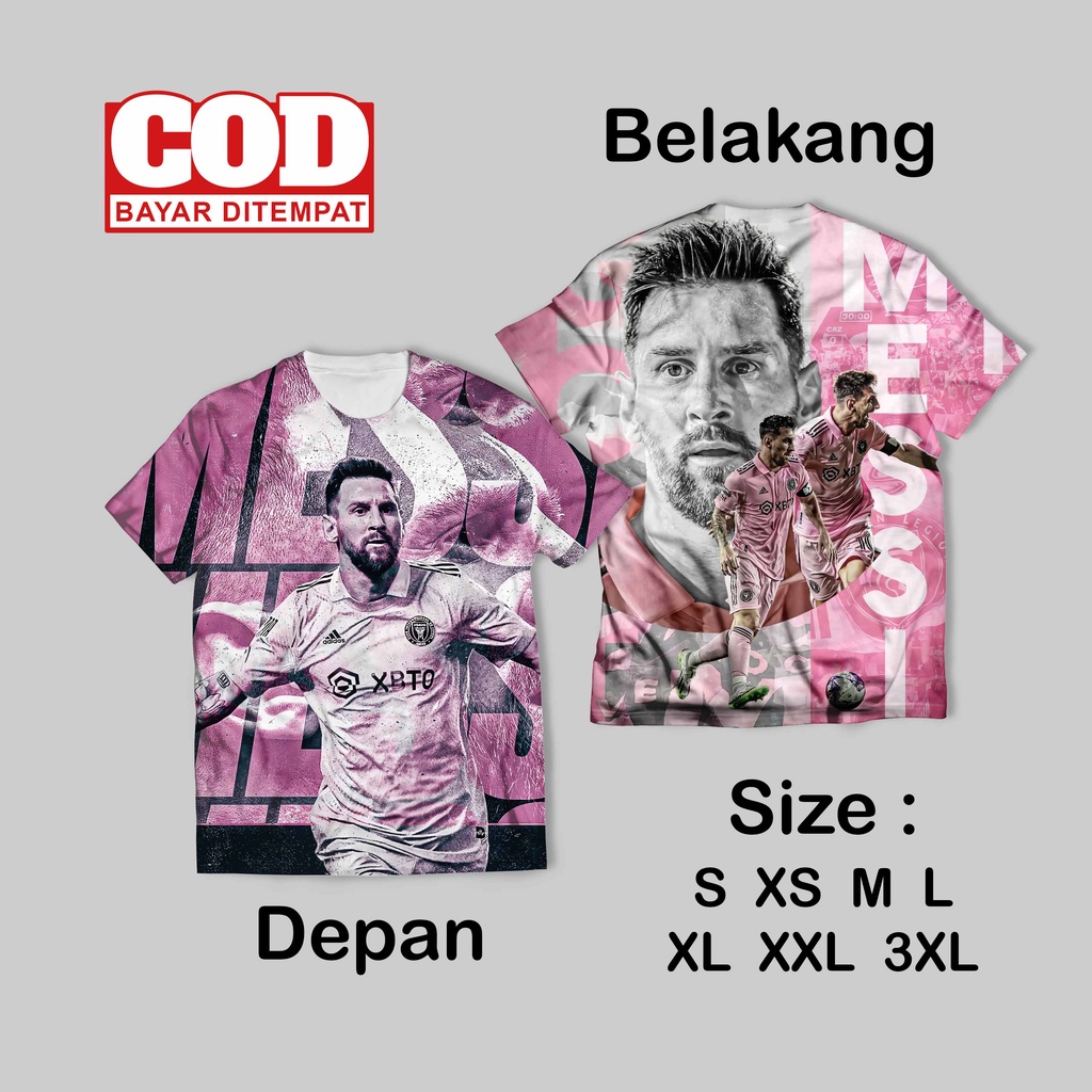 เสื้อยืด Fullprint Lionel Messi | ฟีฟ่า| เสื้อยืด Aop Messi