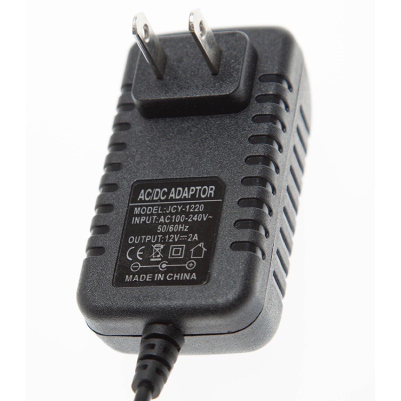 งานดี AC/DC Adapter แปลงไฟ AC 100-240V to DC 12V 2A รุ่น 1220 พร้อมหัวปลั๊กแยกขั้ว สุดคุ้ม