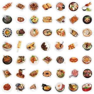อร่อยสมจริงจานอาหารสติกเกอร์100ชิ้น,กราฟฟิตีสติกเกอร์กันน้ําสติ๊กเกอร์,หมวกกันน็อคจักรยานกรณีดินสอบัญชีมือ