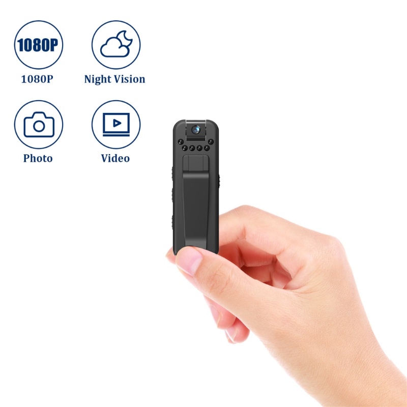 Kok L7 แบบพกพาแม่เหล็ก Camara Body สวมใส่เครื่องบันทึกวิดีโอรถจักรยานยนต์จักรยาน Motion Detection เว็บแคม 1080P วิดีโอกล้องวิดีโอ