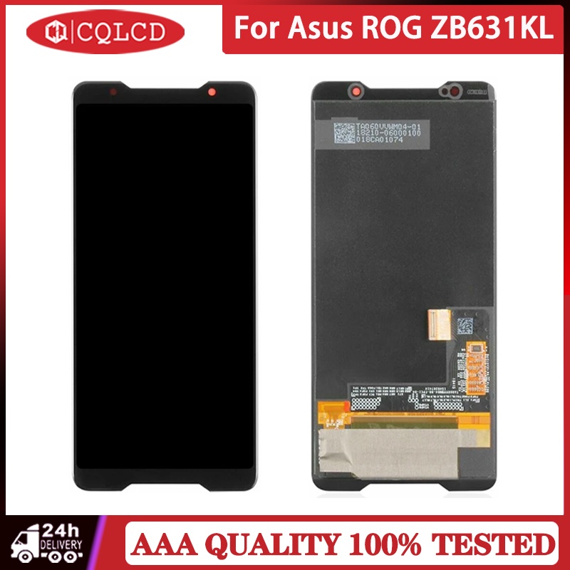 หน้าจอแสดงผลสัมผัสดิจิทัล LCD สําหรับ ASUS ROG Phone 2 Phone2 PhoneII ZS660KL ZS600KL ZS661KS