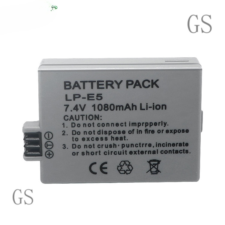 GS Suitable for Canon Digital Camera Battery LP-E5 Camera Lithium Battery Lithium Ion Battery