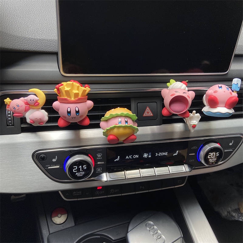 Car-Mounted Air Conditioning Air Outlet Car Central Control Decoration Car Cute Kirby Perfume New Ca