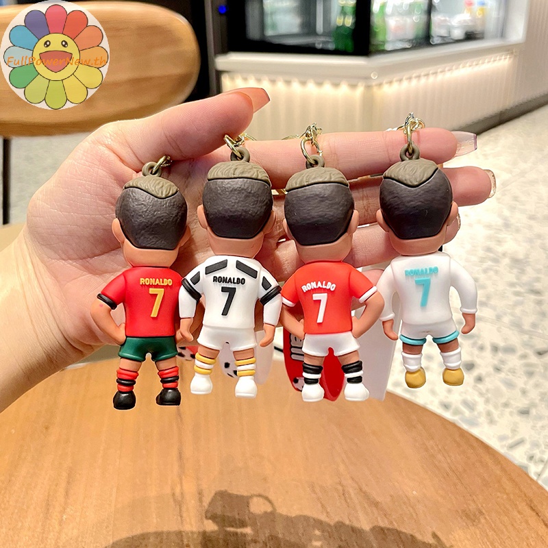 Power พวงกุญแจ จี้ตุ๊กตานักฟุตบอล Ronaldo 1 ชิ้น