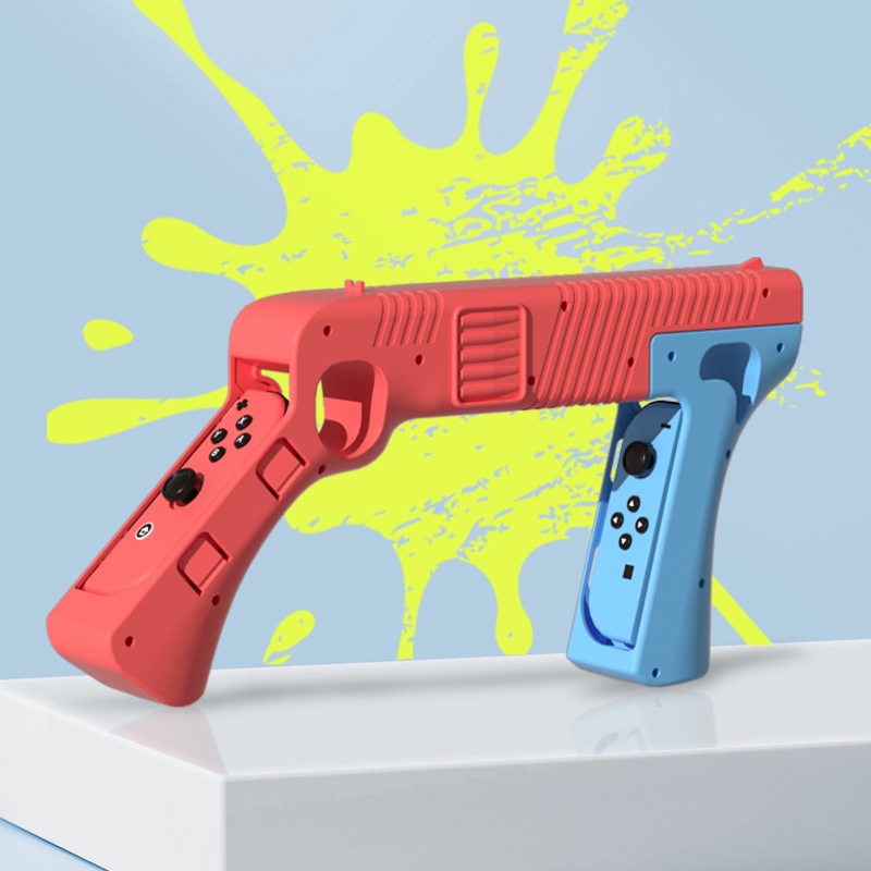 Joycon จอยเกมจับปืน สําหรับ Nintendo Switch / OLED เกมปืนรูปร่างจับมือยิงเกมปืนปศุสัตว์ควบคุมความรู้สึกจับอุปกรณ์เสริม