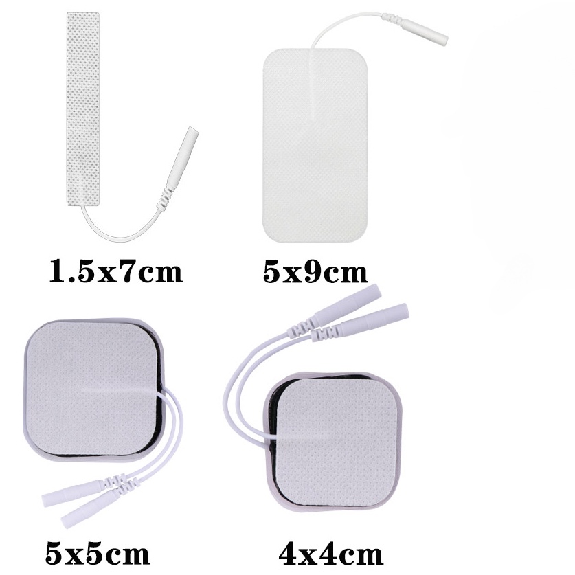 Salorie แผ่นเจลอิเล็กโทรด ผ้าไม่ทอ แบบเปลี่ยน สําหรับกระตุ้นกล้ามเนื้อไฟฟ้า Tens Unit EMS 10 ชิ้น