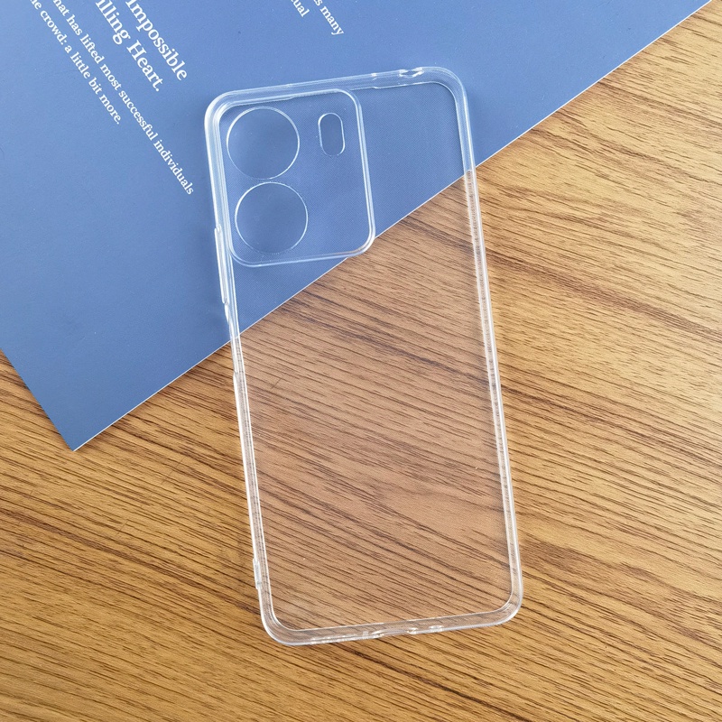 สําหรับ Xiaomi Redmi 13C บาง คริสตัลใส นิ่ม TPU เคสด้านหลัง ป้องกันผิว ป้องกันกล้อง