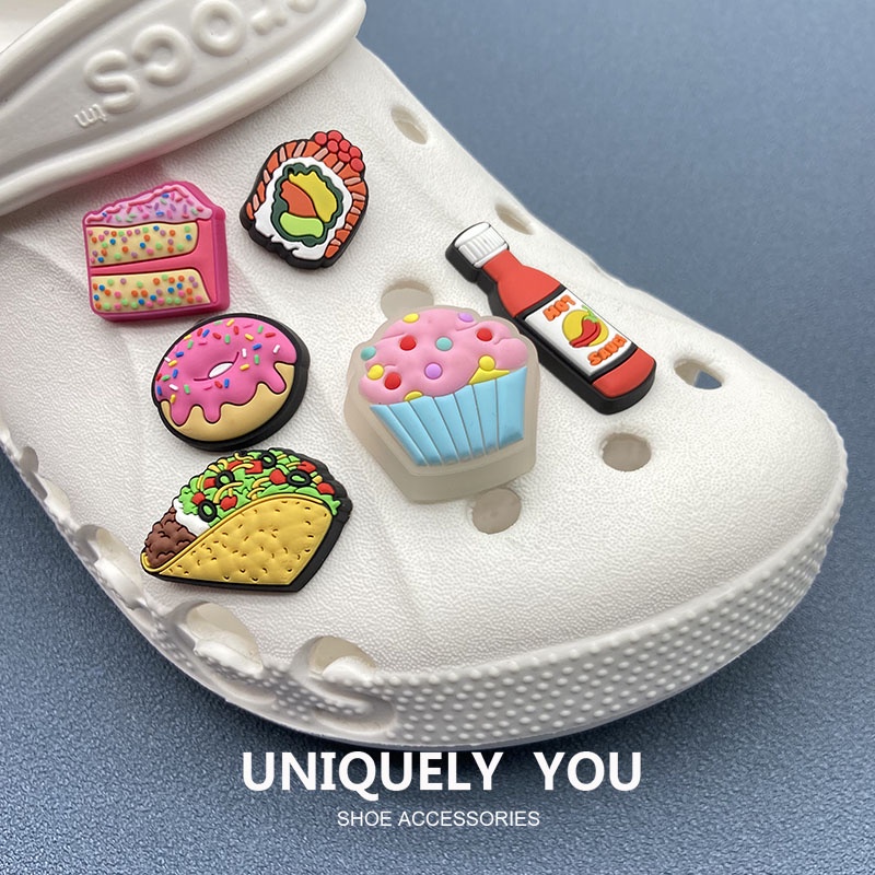 jibbitz crocs Delicious cake donuts crocs jibbitz jibbitz set jibbitz crocs เกาหลี jibbitz crocs ของแทั